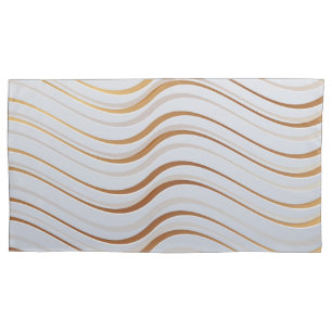 Golden Pattern 3 Pillowcase