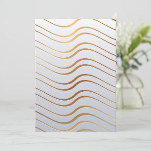 Golden Pattern 3 Thank You Card