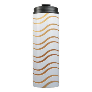 Golden Pattern 3 Thermal Tumbler