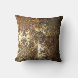 Golden pattern cushion