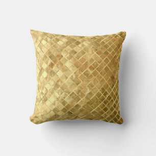 Golden pattern cushion