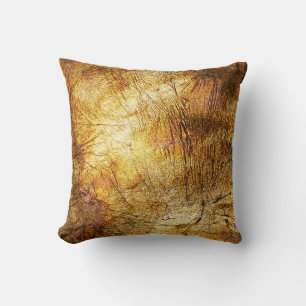 Golden pattern cushion