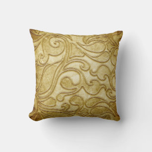 Golden pattern cushion