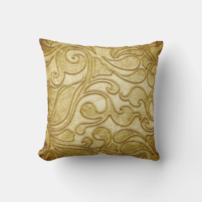 Golden pattern cushion (Front)