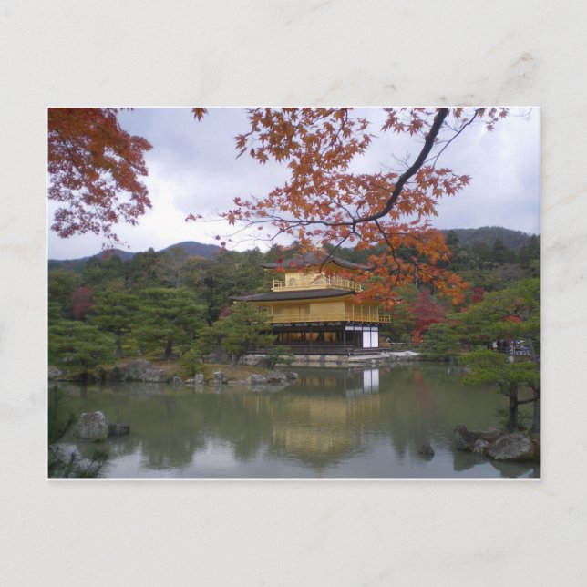Golden Pavilion in Kyoto, Japan Postcard (Front)