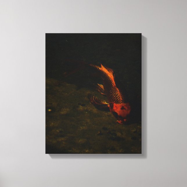 golden peace canvas print (Front)