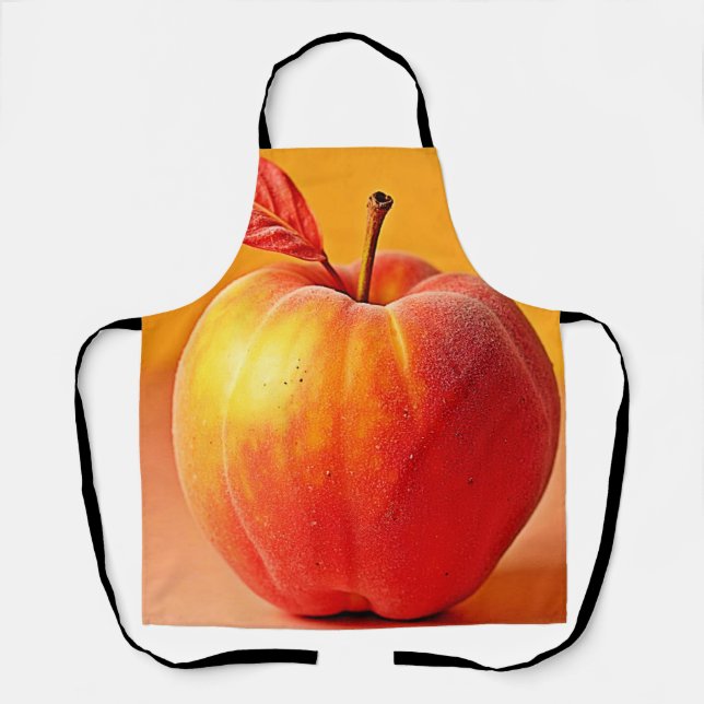 Golden Peach Perfection Design Apron (Front)
