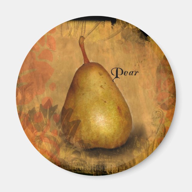 Golden Pear Magnet (Front)