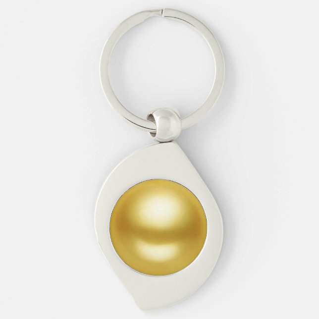 Golden Pearl Key Ring (Front)