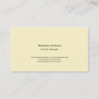 Golden Pearl Plain Professional Modern Minimailst