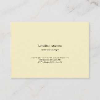 Golden Pearl Plain Professional Modern Minimalist Enclosure Card