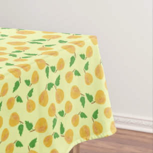 Golden Pears Collection Golden Cream Tablecloth