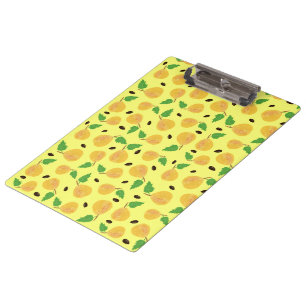 Golden Pears Collection Yellow Bright Clipboard