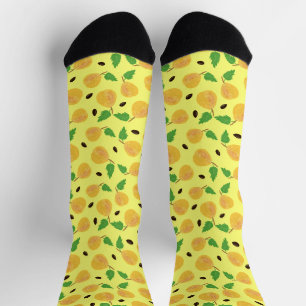 Golden Pears Collection Yellow Bright Socks