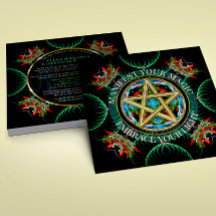 Golden Pentacle Celestial New Moon Circle