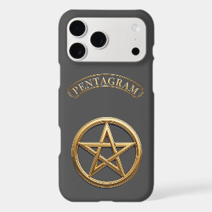 Golden Pentagram Occult Symbol
