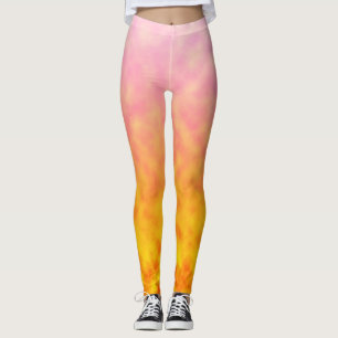 Golden Petal Mirage Leggings
