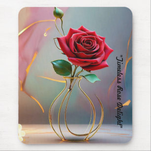 "Golden Petal" Mouse Mat