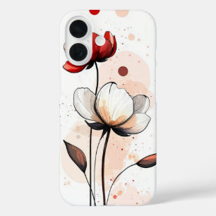 Golden Petal Play iPhone 16 Case
