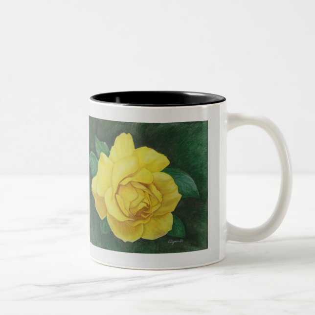 Golden Petals Mug (Right)