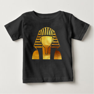 Golden Pharaoh's Legacy: Egyptian Mask Baby T-Shirt