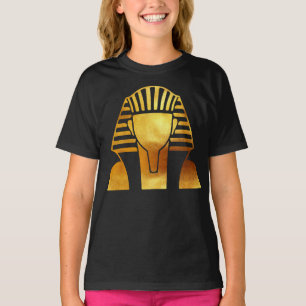 Golden Pharaoh's Legacy: Egyptian Mask T-Shirt
