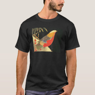 Golden Pheasant In The Snow Ito Jakuchu Vintage T-Shirt
