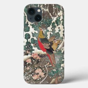 Golden Pheasants in Snow by Ito Jakuchu iPhone 13 Case