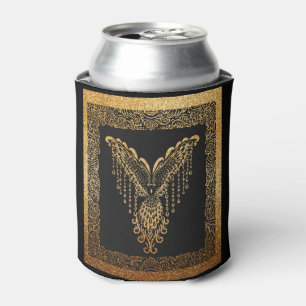 Golden Phoenix Elegance  Can Cooler