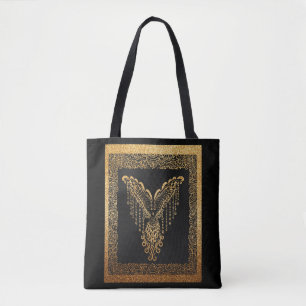Golden Phoenix Elegance Tote Bag