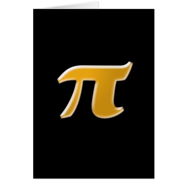 Golden PI on Black (Front)