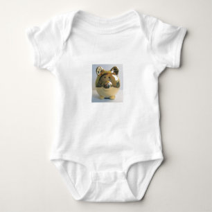Golden pig baby bodysuit