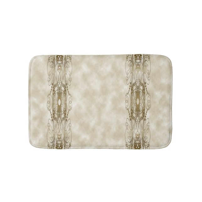 Golden Pillars Bath Mat (Front)