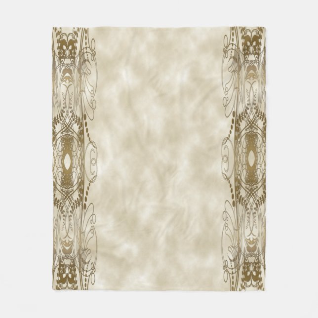 Golden Pillars Fleece Blanket (Front)