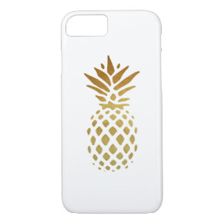 Golden Pineapple, Fruit in Gold iPhone 8/7 Case