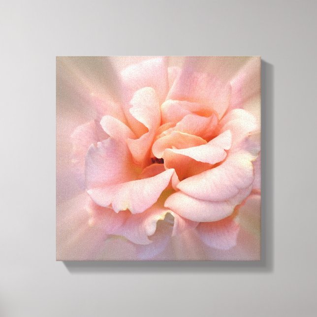 Golden pink canvas print (Front)