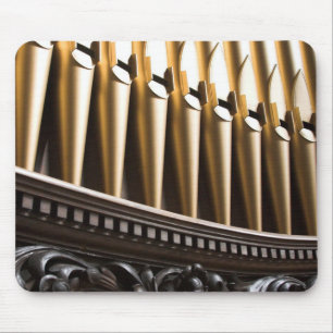 Golden pipes mousepad