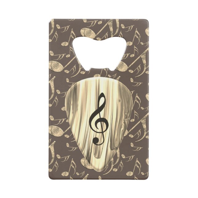 Golden  Plectron – Stylish design for music lover (Front)