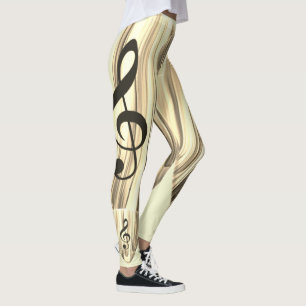 Golden Plectron – Stylish design for music lovers! Leggings