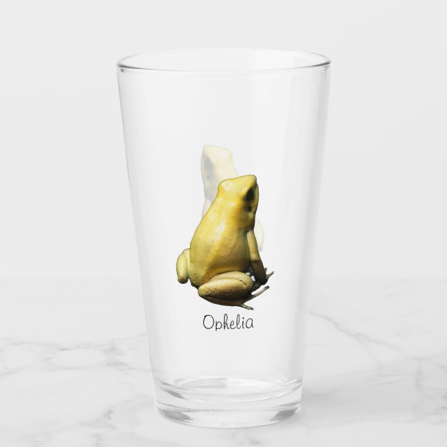 Golden Poison Frog Glass (Front)
