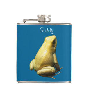 Golden Poison Frog Hip Flask