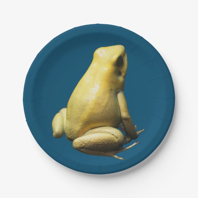 Golden Poison Frog Paper Plate (Front)