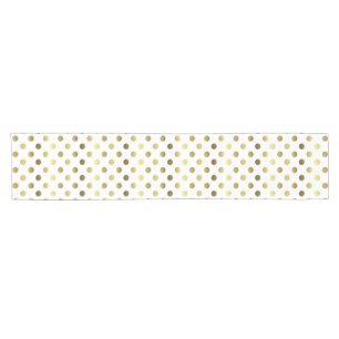 Golden Polka Dot Table Runner