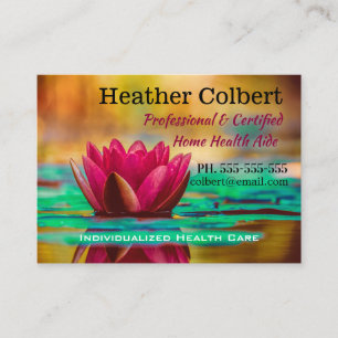 Golden Pond Trusting Friend Caregiver Business Card
