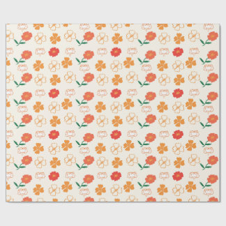 Golden Poppies Wrapping Paper