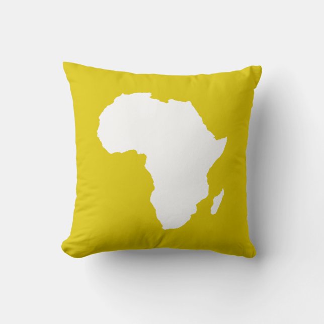 Golden Poppy Audacious Africa Cushion (Front)