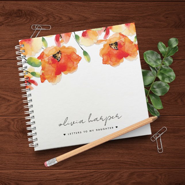 Golden Poppy Letters to Daughter Journal (Golden Poppy Letters to Daughter Journal)