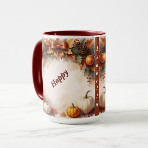 Golden Popular Autumn Thanksgiving Collection Mug