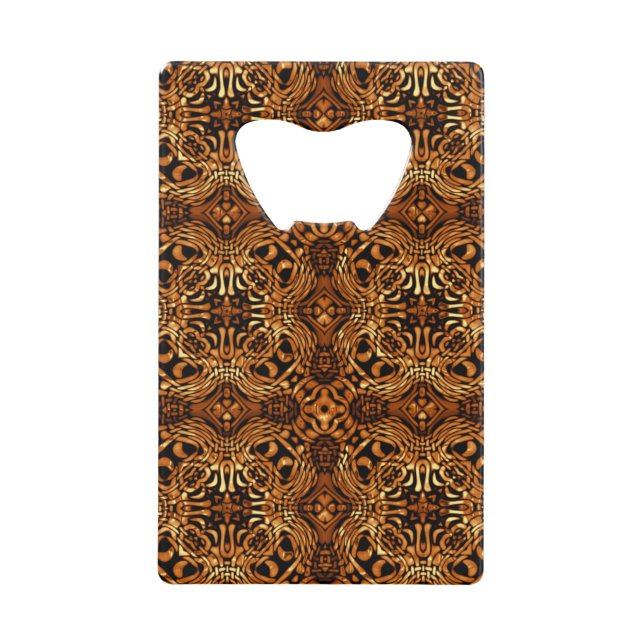 Golden Primitive Tribal Pattern Abstract (Front)