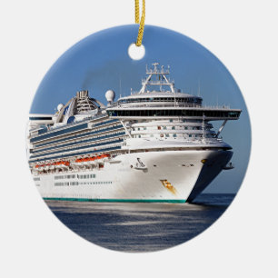 Golden Princess cruise ship Ceramic Tree Decoration